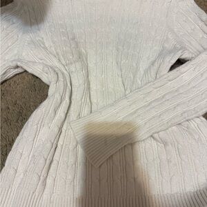 St. John's Bay Cream Cable Knit Sweater
